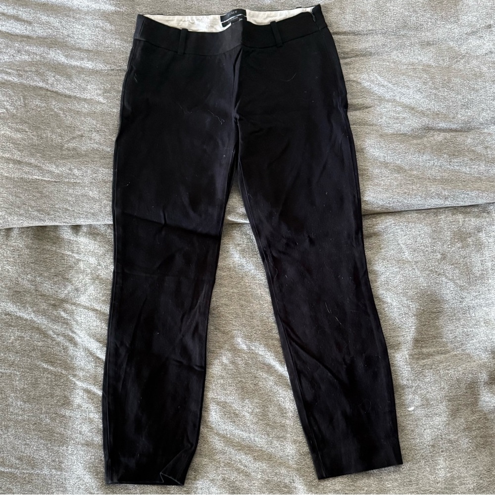 J. Crew Black Minnie Tailored Trousers